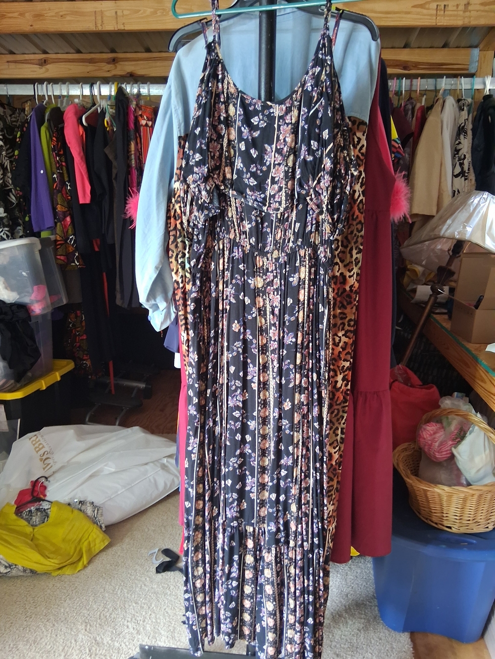 $11EACH Colorful Stripe Sleeveless Ruffle-Hem DRESSES & PANTS - Multi - Picture 5 of 16